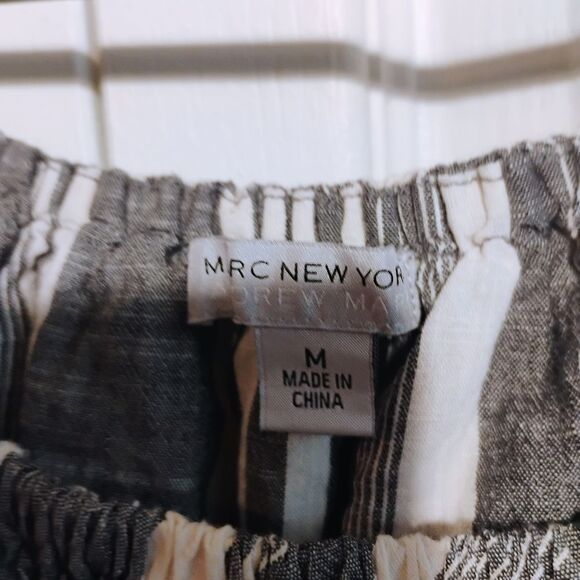 Marc New York Ruffled White and Blue Blouse - Picture 7 of 11